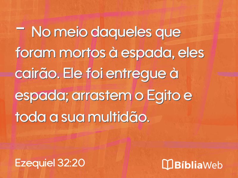 Ezequiel 32:20 em imagem para compartilhar