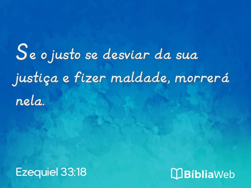 Ezequiel 33:18 em imagem para compartilhar