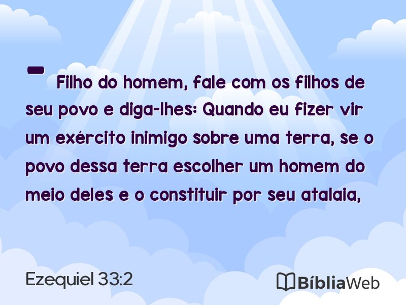 Ezequiel 33:2 em imagem para compartilhar