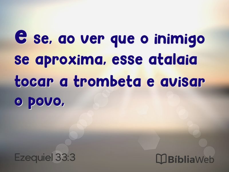 Ezequiel 33:3 em imagem para compartilhar