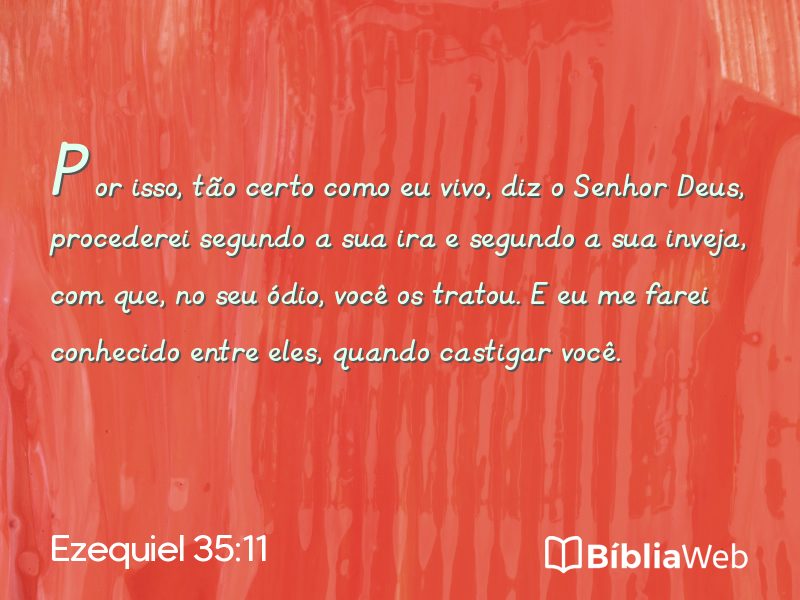 Ezequiel 35:11 em imagem para compartilhar