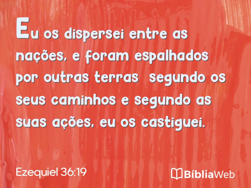 Ezequiel 36:19 em imagem para compartilhar