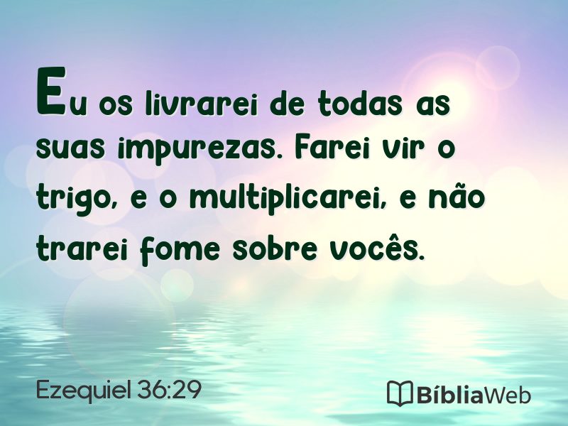 Ezequiel 36:29 em imagem para compartilhar
