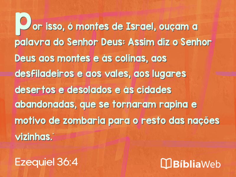Ezequiel 36:4 em imagem para compartilhar