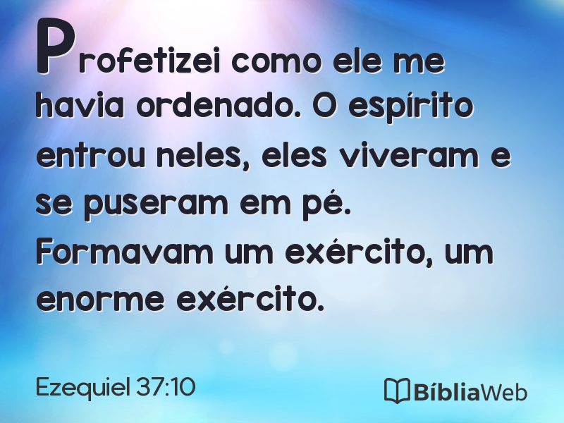 Ezequiel 37:10 em imagem para compartilhar