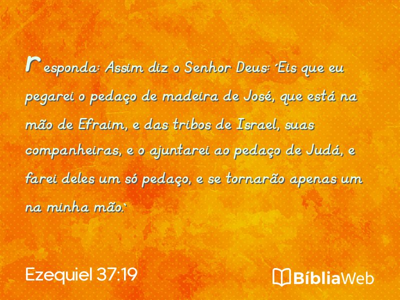 Ezequiel 37:19 em imagem para compartilhar