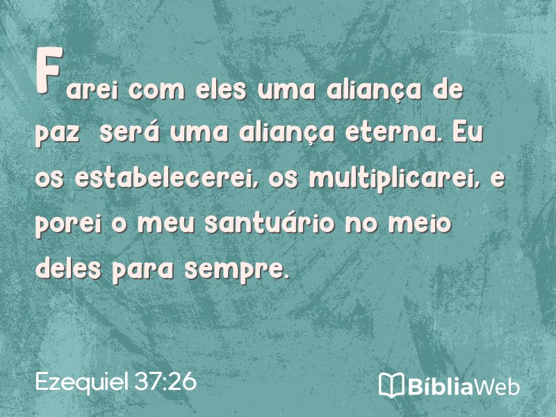 Ezequiel 37:26 em imagem para compartilhar