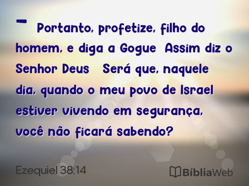 Ezequiel 38:14 em imagem para compartilhar