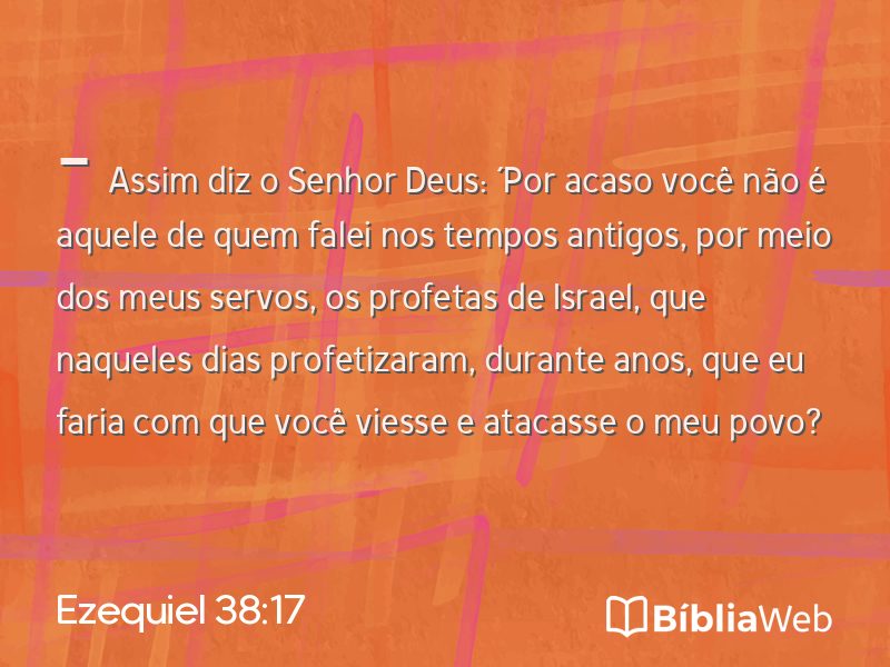 Ezequiel 38:17 em imagem para compartilhar