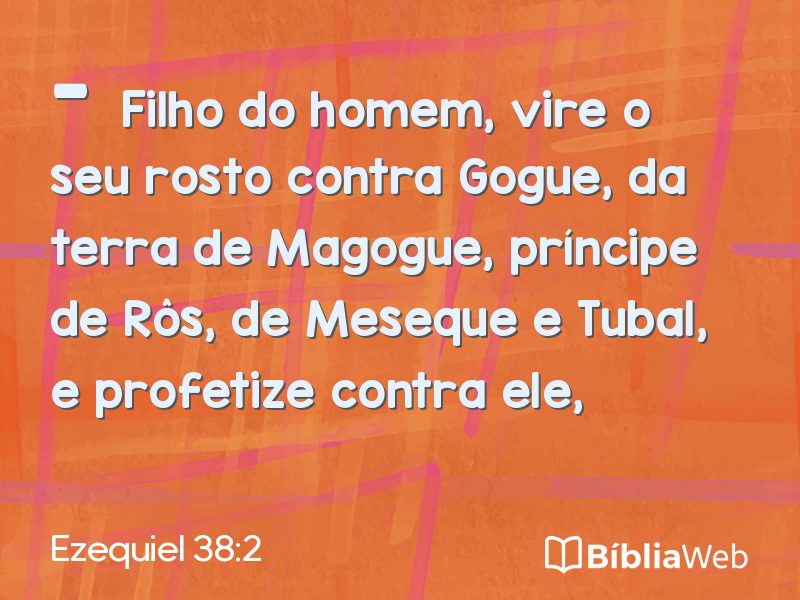 Ezequiel 38:2 em imagem para compartilhar