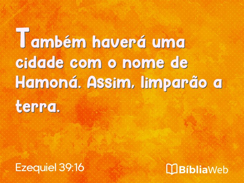 Ezequiel 39:16 em imagem para compartilhar