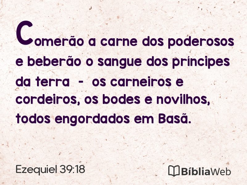 Ezequiel 39:18 em imagem para compartilhar