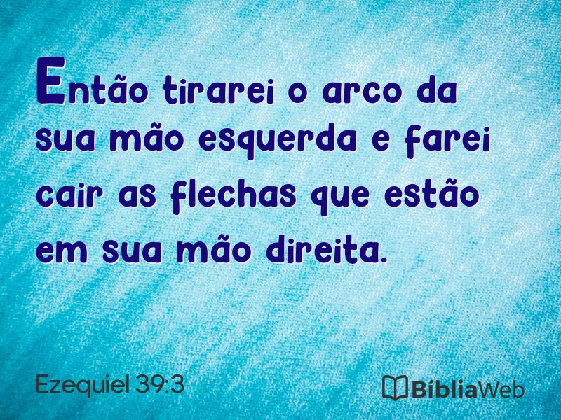 Ezequiel 39:3 em imagem para compartilhar