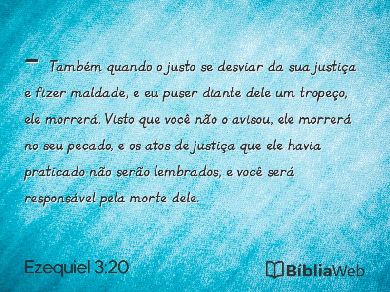 Ezequiel 3:20 em imagem para compartilhar