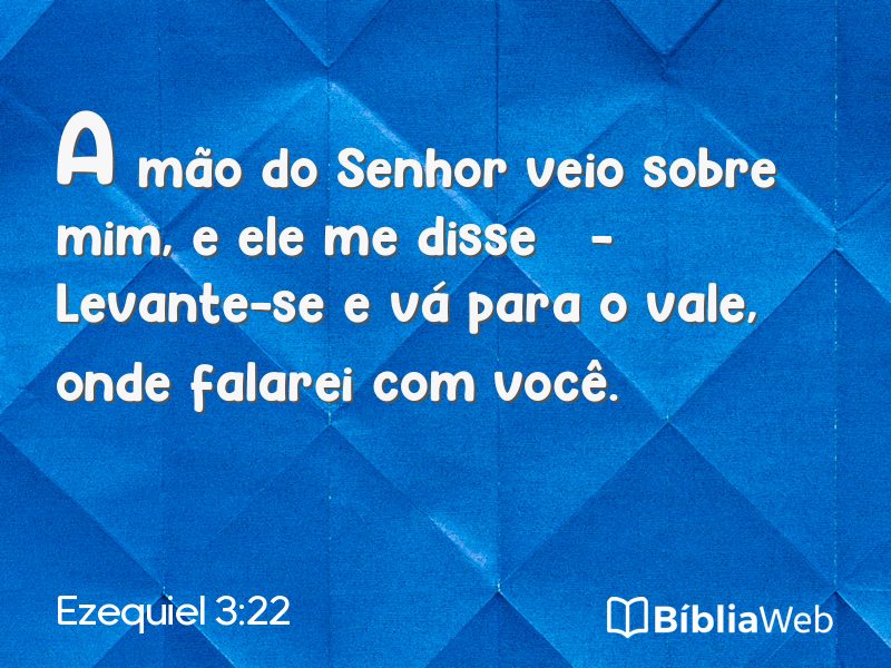 Ezequiel 3:22 em imagem para compartilhar