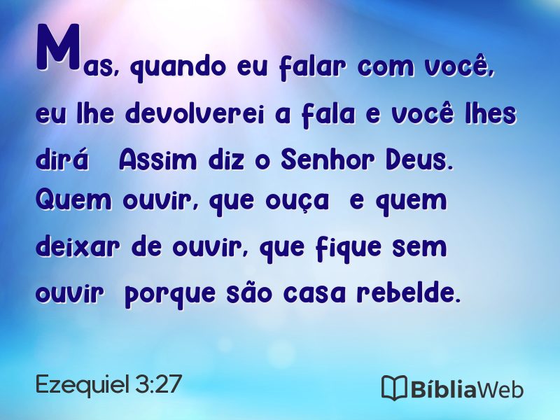 Ezequiel 3:27 em imagem para compartilhar