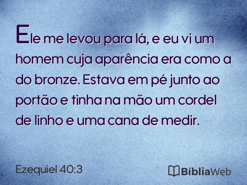 Ezequiel 40:3 em imagem para compartilhar