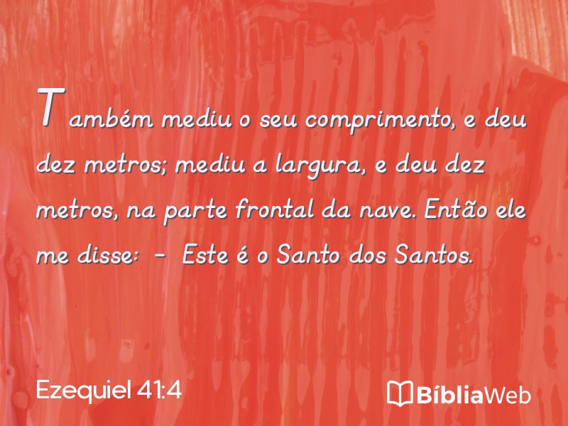 Ezequiel 41:4 em imagem para compartilhar