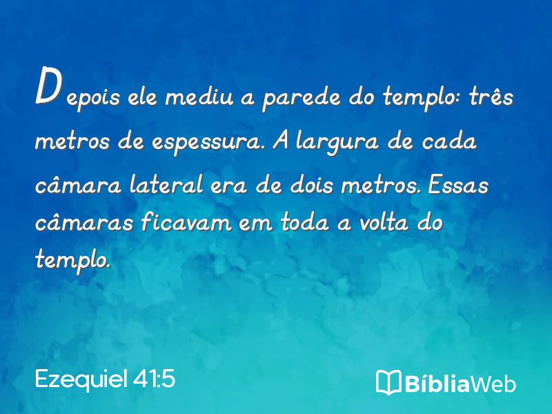 Ezequiel 41:5 em imagem para compartilhar