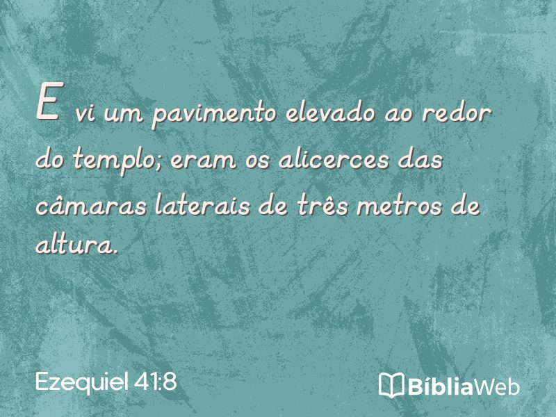Ezequiel 41:8 em imagem para compartilhar