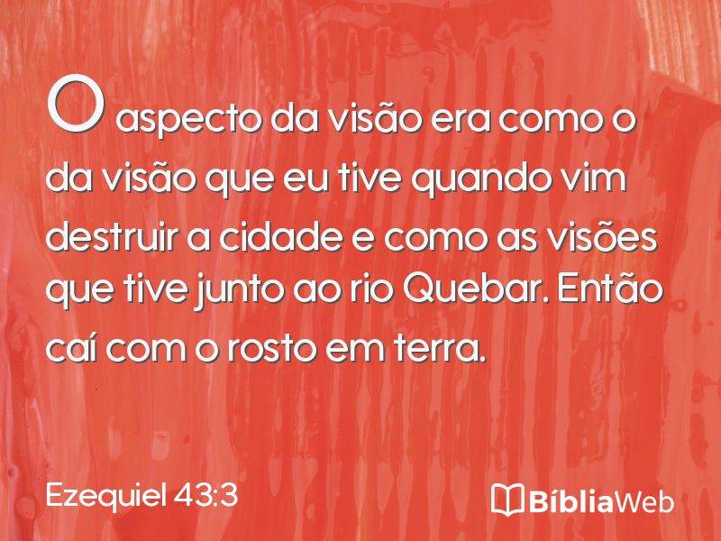 Ezequiel 43:3 em imagem para compartilhar
