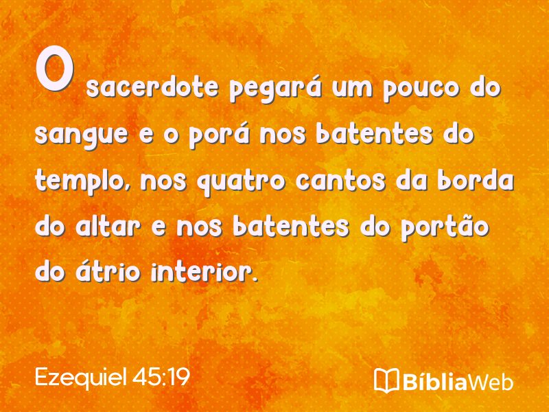 Ezequiel 45:19 em imagem para compartilhar