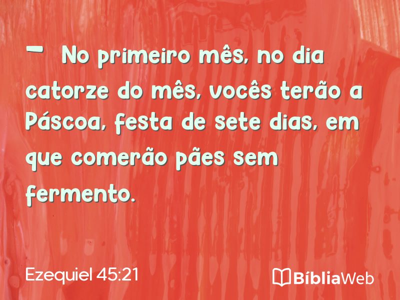 Ezequiel 45:21 em imagem para compartilhar