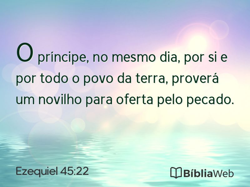 Ezequiel 45:22 em imagem para compartilhar