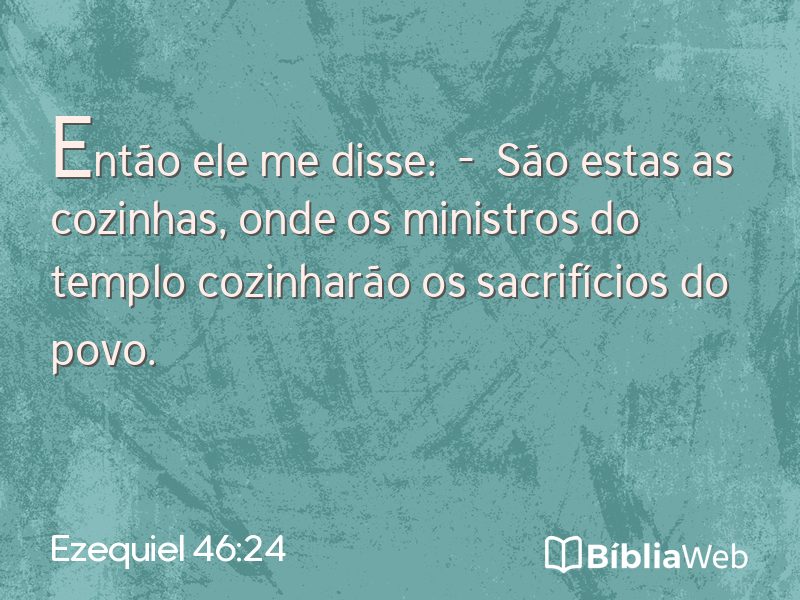 Ezequiel 46:24 em imagem para compartilhar