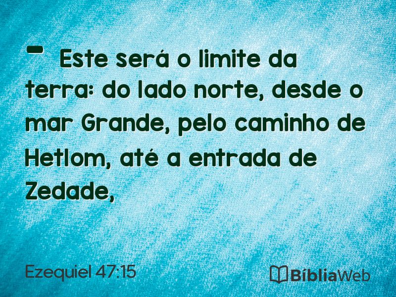 Ezequiel 47:15 em imagem para compartilhar