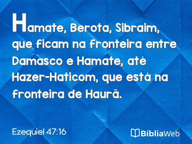 Ezequiel 47:16 em imagem para compartilhar