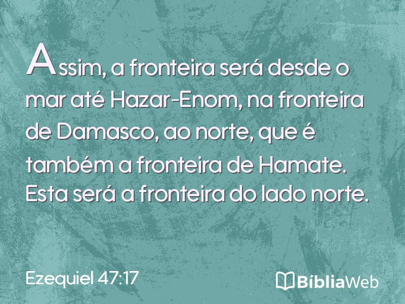 Ezequiel 47:17 em imagem para compartilhar