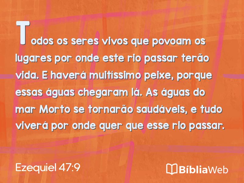 Ezequiel 47:9 em imagem para compartilhar