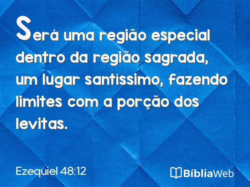 Ezequiel 48:12 em imagem para compartilhar