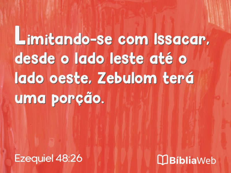 Ezequiel 48:26 em imagem para compartilhar