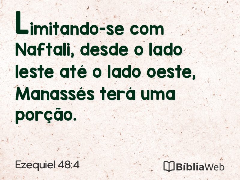 Ezequiel 48:4 em imagem para compartilhar