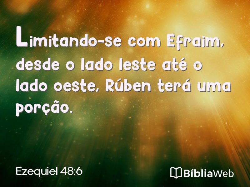 Ezequiel 48:6 em imagem para compartilhar