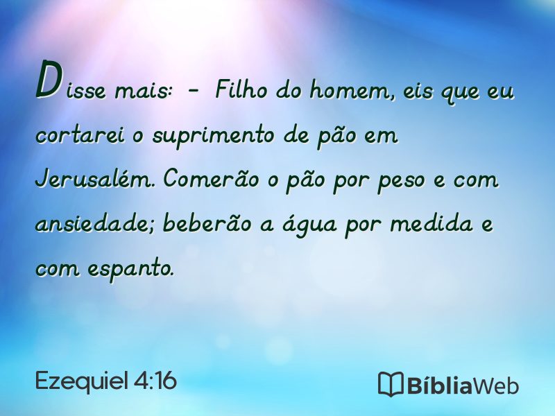 Ezequiel 4:16 em imagem para compartilhar