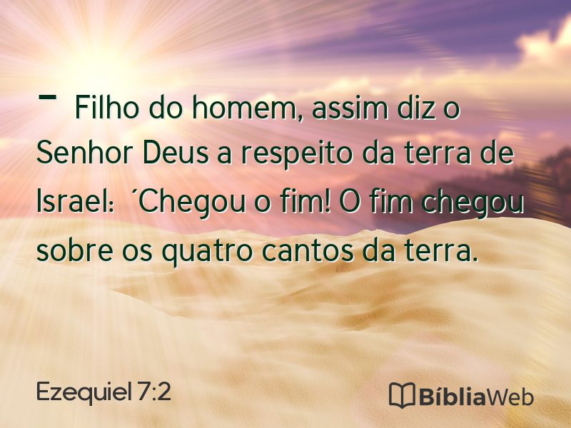 Ezequiel 7:2 em imagem para compartilhar