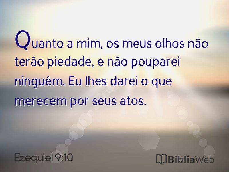 Ezequiel 9:10 em imagem para compartilhar