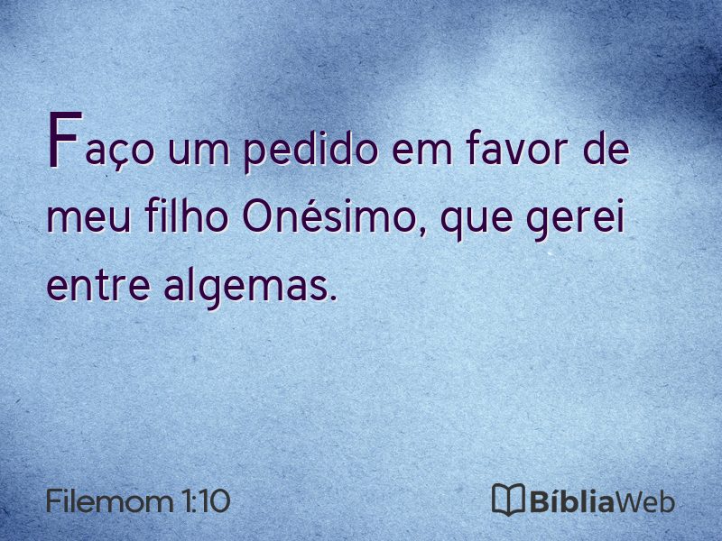 Filemom 1:10 em imagem para compartilhar