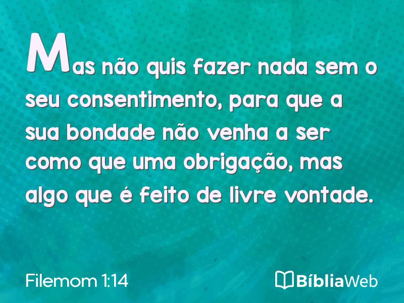 Filemom 1:14 em imagem para compartilhar