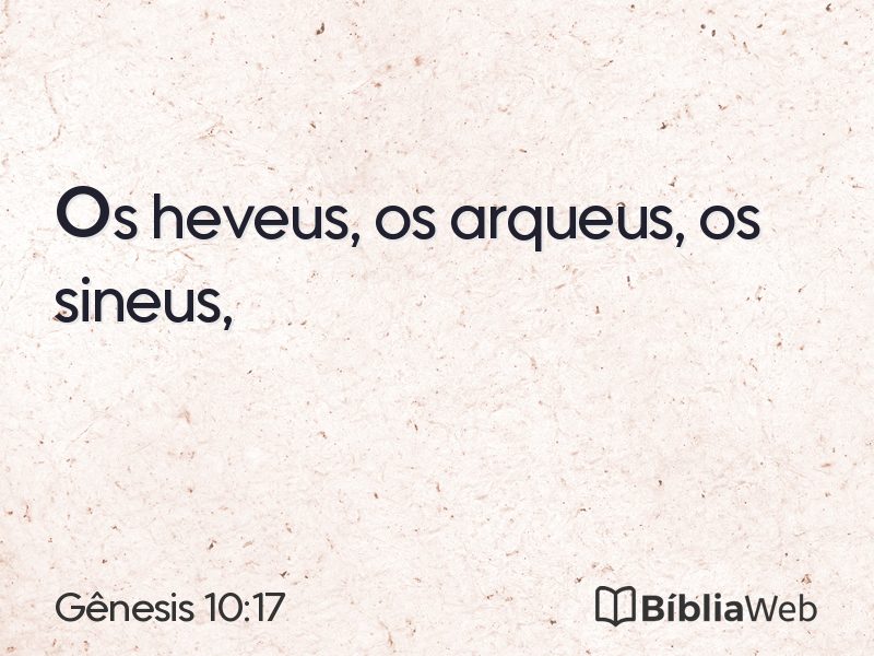 Gênesis 10:17 em imagem para compartilhar