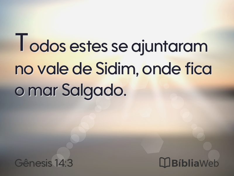 Gênesis 14:3 em imagem para compartilhar