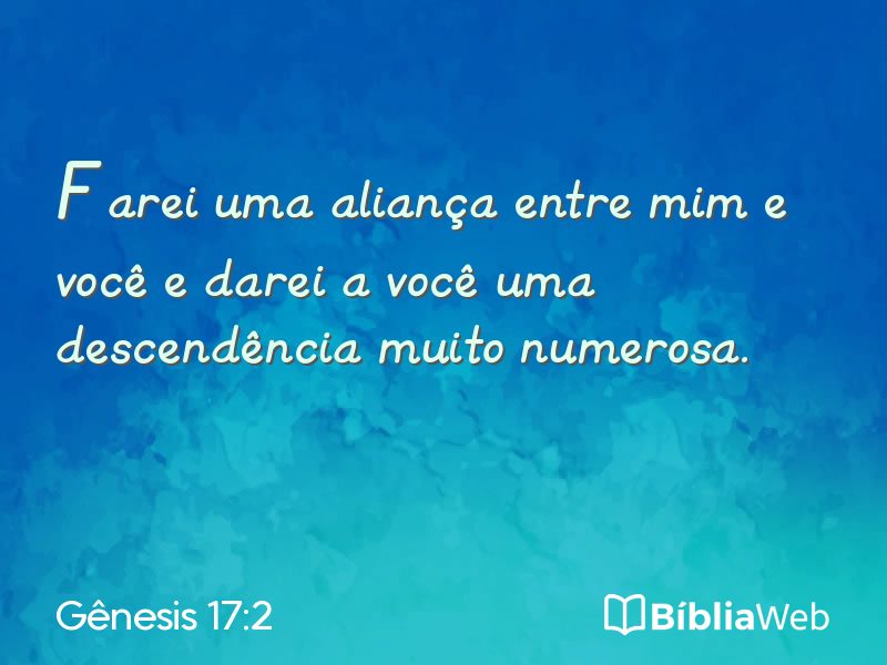 Gênesis 17:2 em imagem para compartilhar