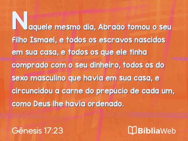 Gênesis 17:23 em imagem para compartilhar