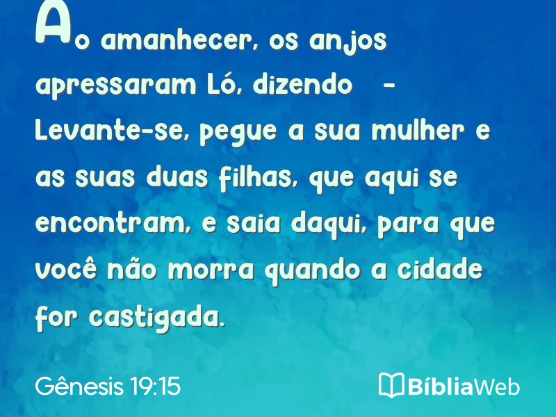 Gênesis 19:15 em imagem para compartilhar
