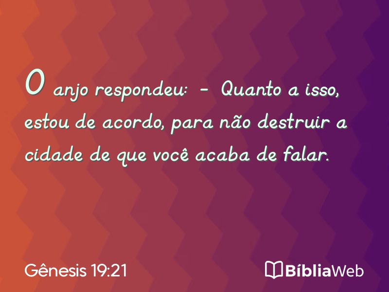 Gênesis 19:21 em imagem para compartilhar