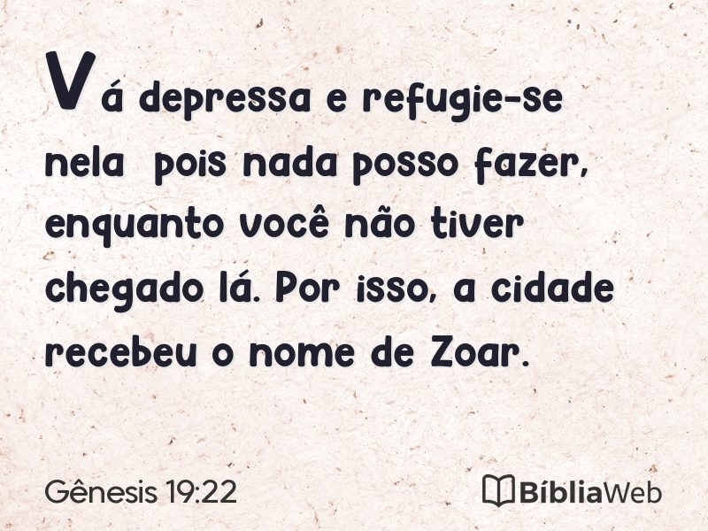 Gênesis 19:22 em imagem para compartilhar