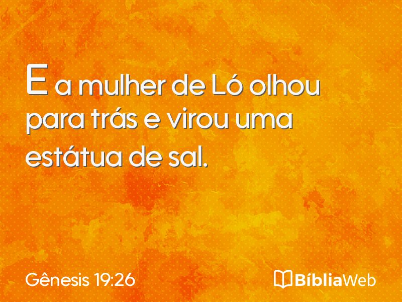Gênesis 19:26 em imagem para compartilhar